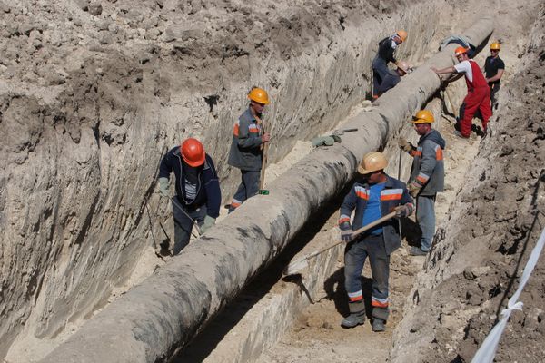 Подготовка газопровода к зимнему сезону в Крыму