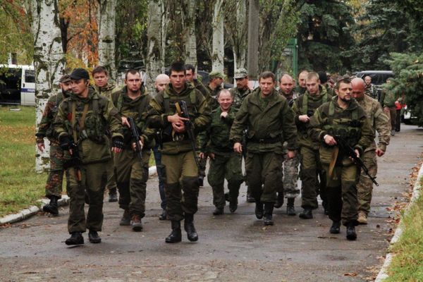 Премьер-министр ДНР А.Захарченко в Новоазовске