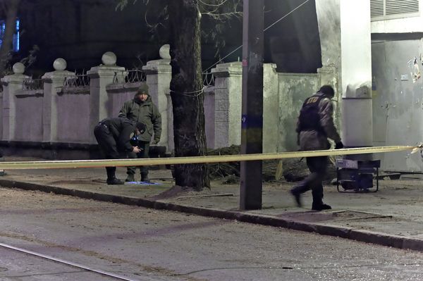 Взрыв возле военного госпиталя в Харькове