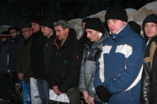 Обмен пленными между ополченцами и силовиками состоялся в пригороде Донецка