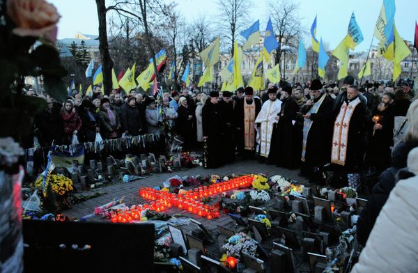 Годовщина начала событий на киевском Майдане Годовщина начала событий на киевском Майдане