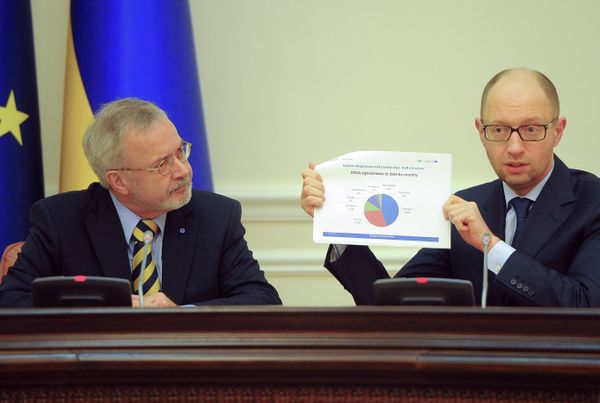 Встреча А.Яценюка с Вернером Хойером Встреча А.Яценюка с Вернером Хойером