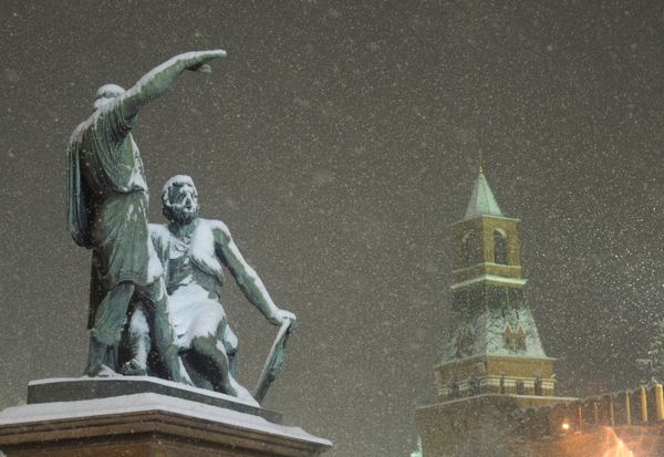 Снег в Москве Снег в Москве