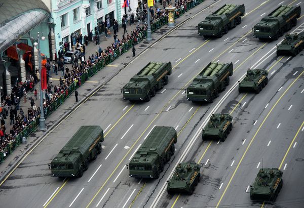 Генеральная репетиция Парада Победы