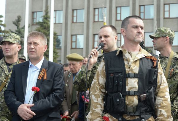 Праздничные мероприятия, посвященные 9 мая в Славянске