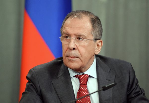 Глава МИД РФ С.Лавров провел рабочую встречу с главой МИД Латвии Э.Ринкевичем