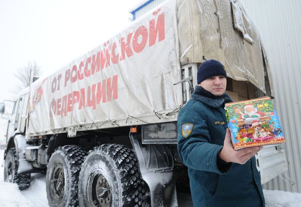 Одиннадцатый российский гуманитарный конвой для Донбасса формируется в Ростовской области