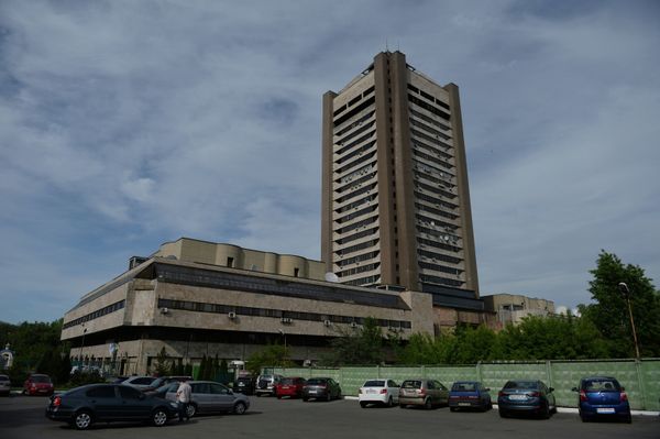 Здание Киевского телецентра.