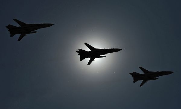 Совместная тренировка экипажей ВВС к празднику Общее небо