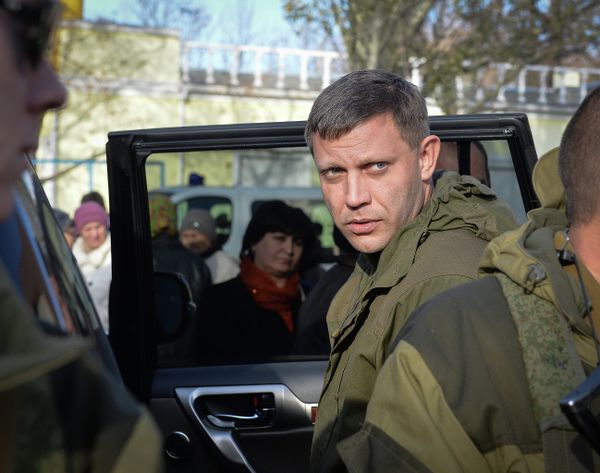 Визит А.Захарченко в Новоазовск