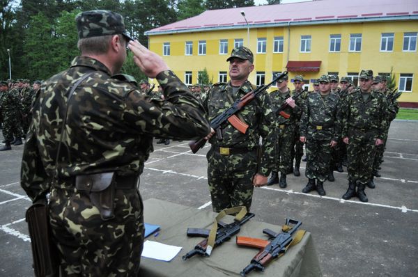 Принятие присяги военнослужащими ВС Украины Принятие присяги военнослужащими ВС Украины