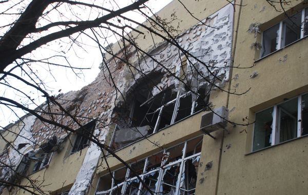 Ситуация в районе аэропорта Донецка
