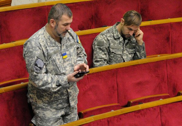 Заседание Верховной рады Украины