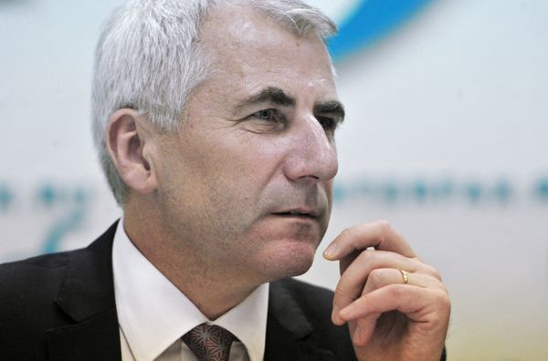 П/к посла Латвии в РФ А.Курме и главы представительства Евросоюза в Москве В.Ушацкаса