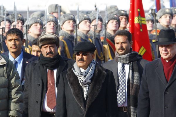 Президент Йеменской Республики Али Абдалла Салех прибыл в Москву с официальным визитом
