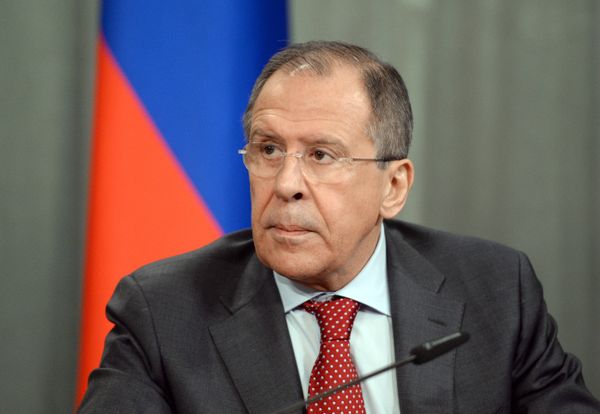 Глава МИД РФ С.Лавров провел рабочую встречу с главой МИД Латвии Э.Ринкевичем