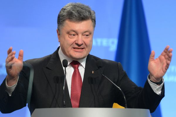Пресс-конференция президента Украины Петра Порошенко