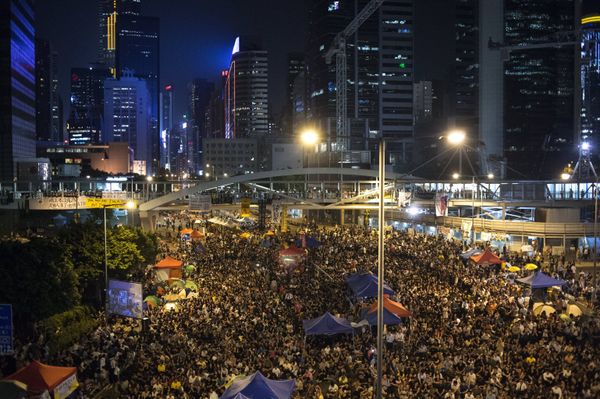 Акция протестов Occupy Central в Гонконге