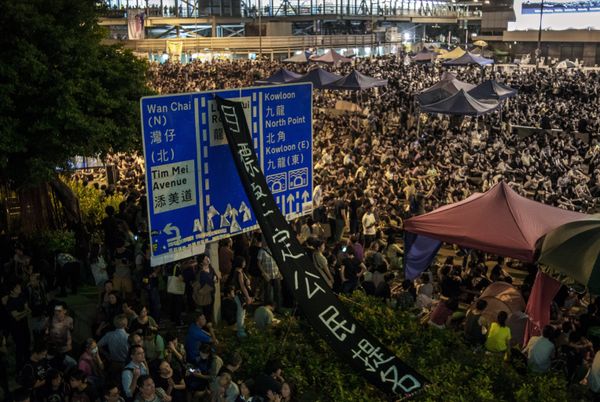 Акция протестов Occupy Central в Гонконге Акция протестов Occupy Central в Гонконге