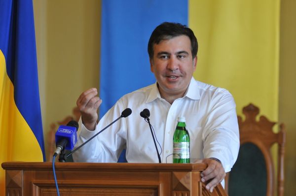 Экс-президент Грузии М.Саакашвили посетил Львов
