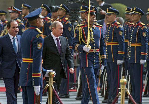 Визит президента РФ В.Путина в Египет. День второй