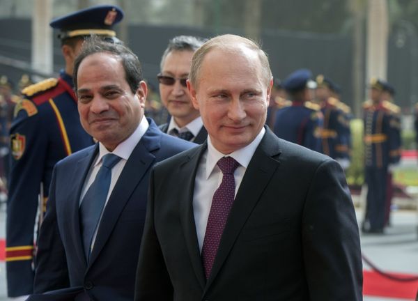 Визит президента РФ В.Путина в Египет. День второй