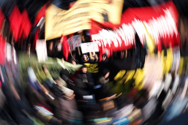 Акции протеста против НАТО в Мюнхене