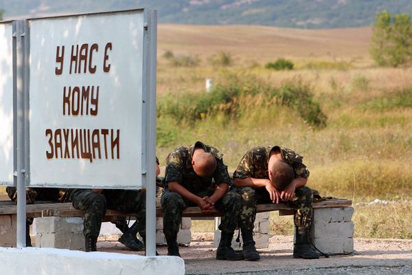 В Крыму прошли учения воинских частей ВС Украины