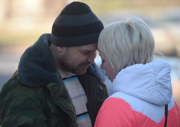 Отправка беженцев из Донецка в Россию