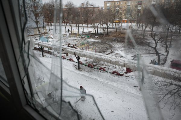 Последствия обстрела Горловки Последствия обстрела Горловки