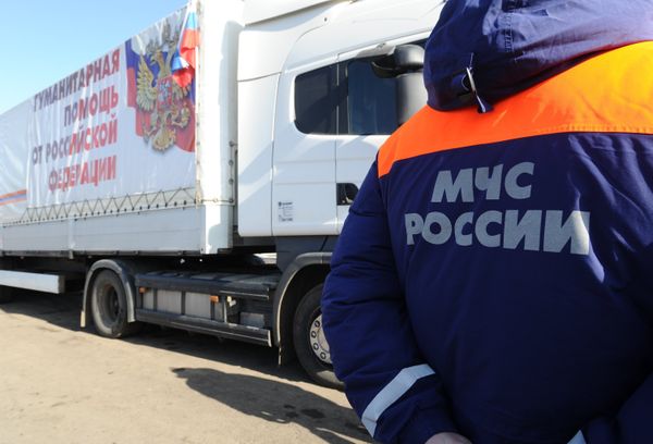 Четырнадцатый гуманитарный конвой для юго-востока Украины формируется в Ростовской области