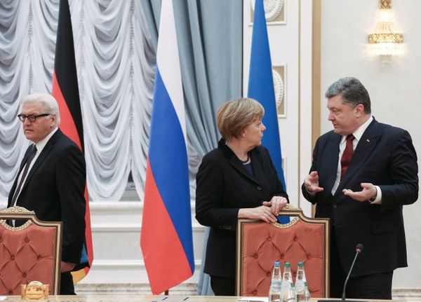 Переговоры лидеров России, Германии, Франции и Украины в Минске