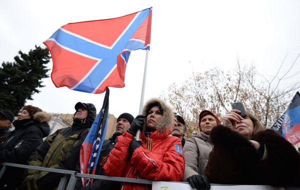 Митинг в поддержку Новороссии Битва за Донбасс III