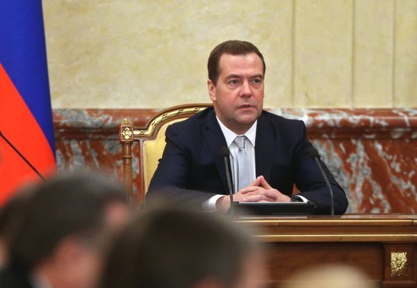Премьер-министр РФ Д.Медведев провел заседание правительства РФ
