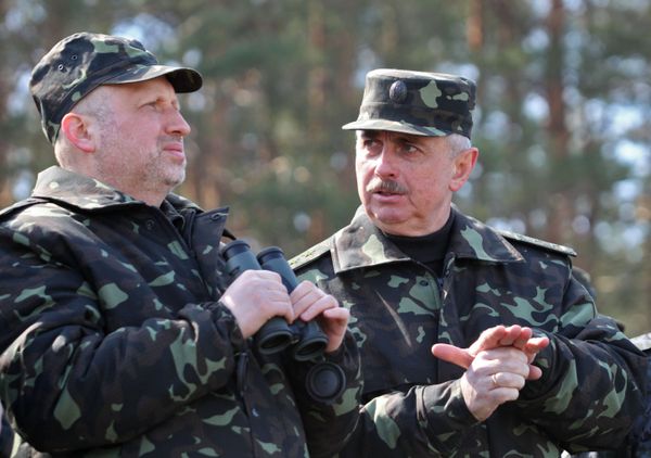 Учения украинских ВС в Черниговской области