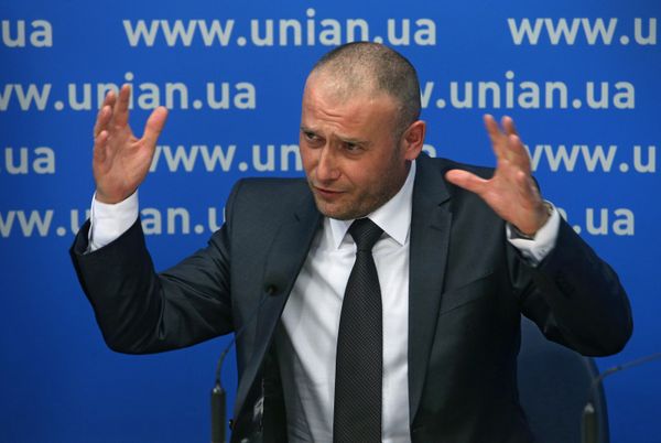 Пресс-конференция кандидата в президента Украины Д.Яроша