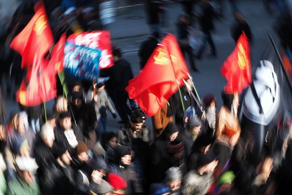 Акции протеста против НАТО в Мюнхене