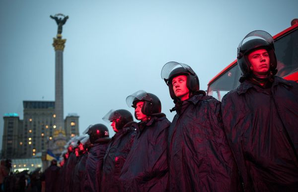 Акции сторонников вступления в Евросоюз на Майдане
