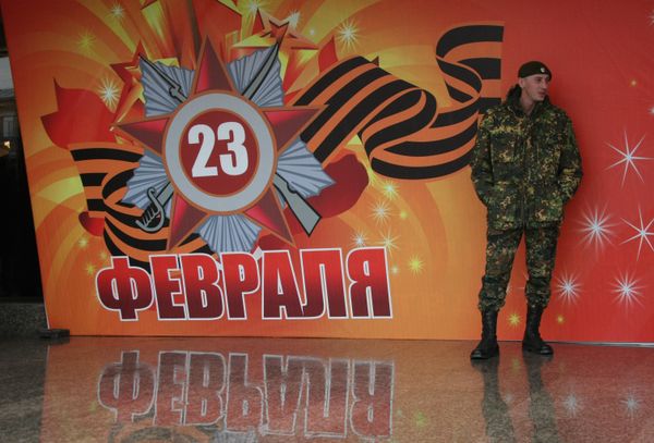 Празднование 23 февраля в Грозном Празднование 23 февраля в Грозном