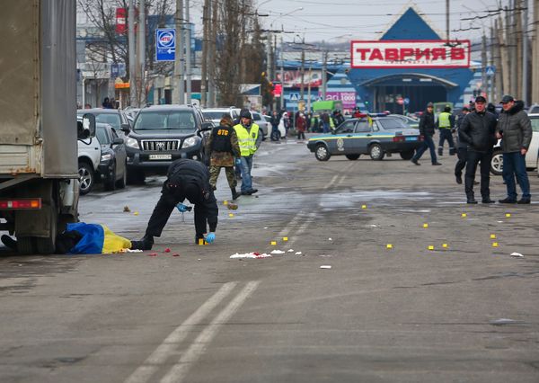 В Харькове во время шествия прогремел взрыв