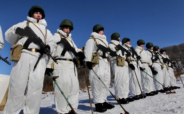 Учения инженерного батальона Тихоокеанского флота