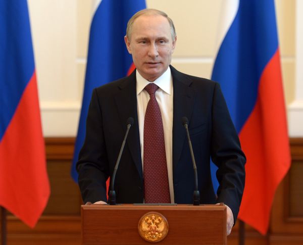 Президент РФ В.Путин провел встречу с призерами Универсиады-2015