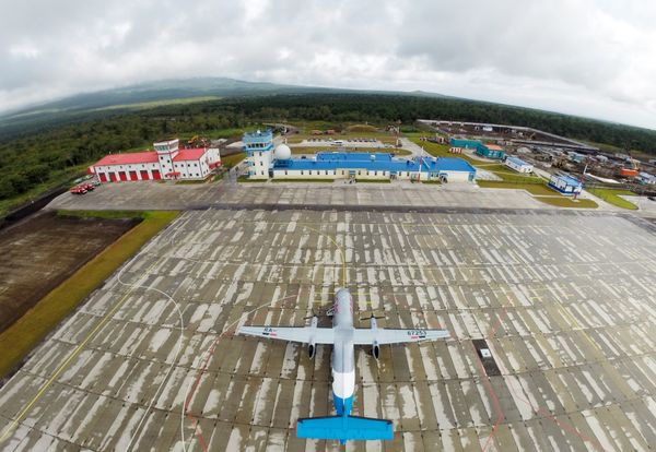Новый аэропорт открылся на южно-курильском острове Итуруп