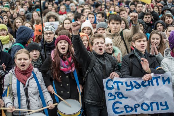 Ситуация на Украине в связи с вопросом евроинтеграции
