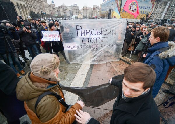 Годовщина событий на киевском Майдане