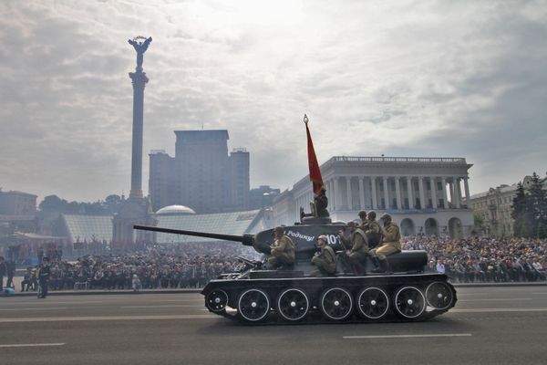 Празднование Дня Победы в Киеве