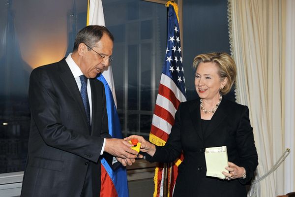 Встреча глав внешнеполитических ведомств России и США Сергея Лаврова и Хиллари Клинтон в Женеве