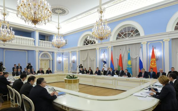 Первое заседание межправительственного совета ЕАЭС