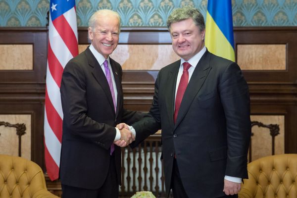 Встреча П.Порошенко и Дж.Байдена в Киеве Встреча П.Порошенко и Дж.Байдена в Киеве