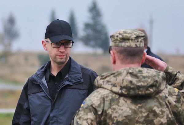 Премьер-министр Украины Арсений Яценюк посетил Львовскую область